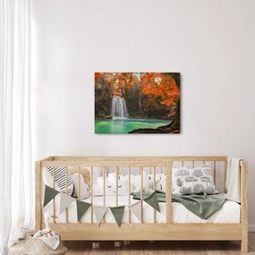 Obraz - Wodospad w Tajlandii (70x50 cm)