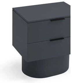 Antracytowa szafka nocna Totem – Teulat
