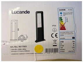 Lucande - LED Lampa zewnętrzna SECUNDA LED/11W/230V IP54
