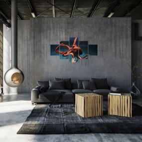 Obraz - Ośmiornica (125x70 cm)
