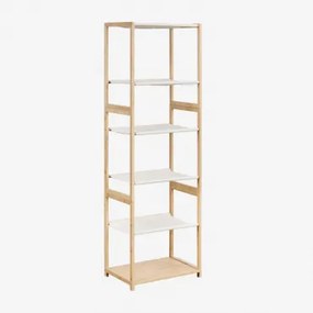 Regał 60x185 Cm Z Bambusa Deneb Miel - Sklum