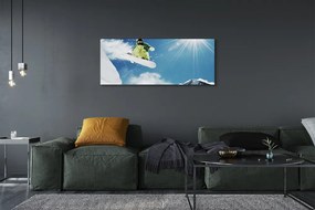 Obraz na płótnie Wolność Na Snowboardzie