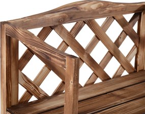 Outsunny stojak na kwiaty drewniany 3 piętra jodła półka na rośliny ławka na kwiaty stabilna i dekoracyjna | Aosom PL