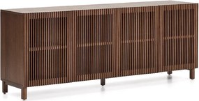 Ciemnobrązowa komoda w dekorze orzecha 181x71,5x42,5 cm Beyla – Kave Home