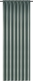 Zasłona OXFORD 140x270 cm, szarozielony Zawieszanie: Taśma z wiązaniami