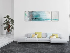 Obraz - Abstrakcyjny obraz olejny (170x50 cm)