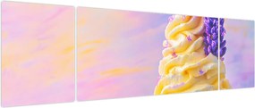 Obraz - Lody z lawendą (170x50 cm)