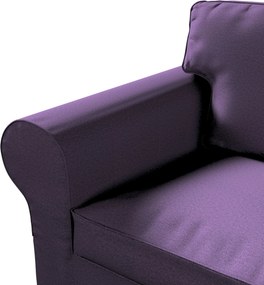Pokrowiec na sofę Ektorp 3-osobową, rozkładaną kolor fioletowy tkanina strukturalna