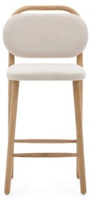 Beżowy hoker (wysokość siedziska 66 cm) Helda – Kave Home