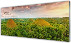 Panel Szklany do Kuchni Egzotyczna Gęstwina Dżungli