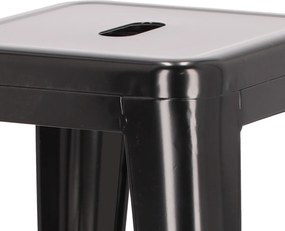 Stołek barowy Paris insp. Tolix 66 cm czarny