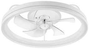 LED Plafon z wentylatorem FARGO LED/37W/230V biały +pilot