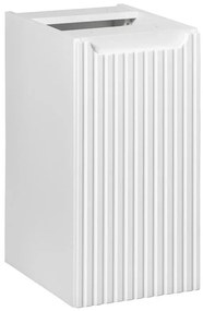 Biała ryflowana szafka wisząca do łazienki A4-D60