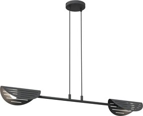 Czarna nowoczesna metalowa lampa wisząca - 28X D167 K9-P21