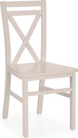 Drewniane krzesło w kolorze kaszmir do jadalni Dariusz 2 Halmar