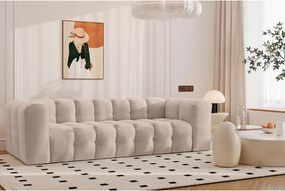 Sofa czteroosobowa BALOO, tkanina szenilowa, Beżowy