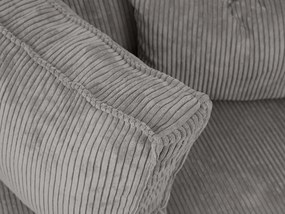 Rozkładana narożna sofa SMART COSARO jasno-szara, dwustronna + 2 poduszki GRATIS