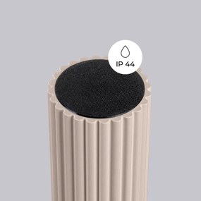 Plafon HALO taupe IP44 ryflowany SOLLUX  LIGHTING