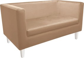 Sofa Monaco : Kolor nogi - Biała, Kolor tkaniny - VELVET - MG06, Typ tkaniny - Velvet, Wysokość nogi - 15 cm