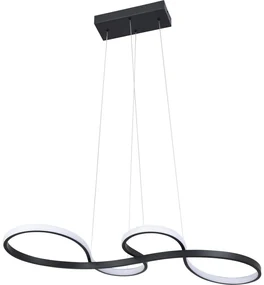 LED Żyrandol na lince SALSA LED/38W/230V 4000K czarny
