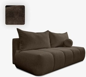 Sofa z Funkcją Spania SARIA Mocca Boucle Nowoczesna