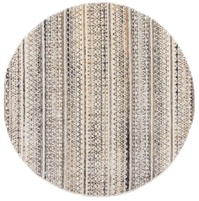 Beżowy okrągły dywan 140x140 cm Camino – Flair Rugs