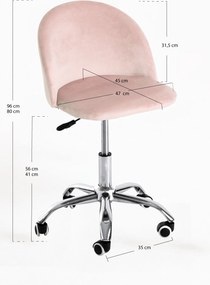 Krzeso biurowe Vint Velvet