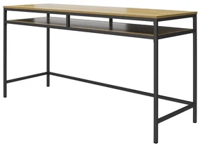Biurko z blatem w dekorze dębu 51x153 cm Bradford – Støraa