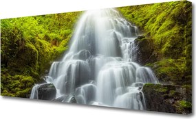 Obraz na płótnie Szum Górskiego Wodospadu