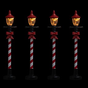 Latarnia świąteczna, świeca LED, 10 cm