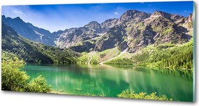 Panel do kuchni Morskie oko Tatry