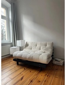 Brązowa rozkładana sofa 140 cm Roots Black Night – Karup Design