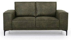 Zielona sofa z imitacji skóry 164 cm Copenhagen – Scandic