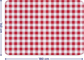 Cerata na stół w kratę, 180 x 140 cm