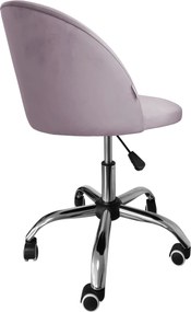 Fotel obrotowy COLIN krzesło biurowe fotel ergonomiczny do biurka : Kolor Stelaża - Chrom, Kolor tkaniny - VELVET - MG55, Typ siedziska - Siedzisko obrotowe 360°, Typ tkaniny - Velvet