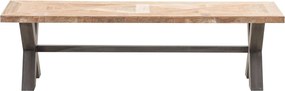 Ławka Moscal 160x40x46 black&amp;natural