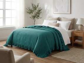 Narzuta na łóżko MONTEGO, naftowa Rozmiar: 220 x 240 cm