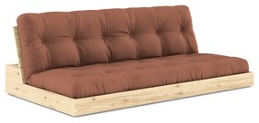 Ceglasta rozkładana sofa 196 cm Base – Karup Design