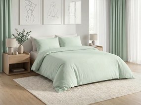 PrzytulneMieszkanie.pl PrzytulneMieszkanie.pl Bawełniana pościel CALMORA miętowa Rozmiar pościeli: 2 szt 70 x 90 cm | 200 x 220 cm