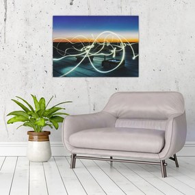 Obraz - widok nieba z dachu (70x50 cm)