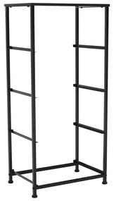 Komoda z szufladami z tkaniny PALMERA, czarny