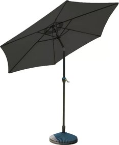 Parasol ogrodowy Julisa w kolorze szarym z regulacją kąta nachylenia