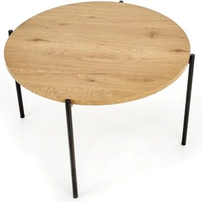 Okrągły stół do jadalni na stalowych nogach Morgan