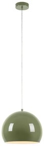 Zielona lampa wisząca z metalowym kloszem ø 28 cm Pop – Markslöjd