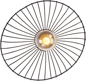 Designerska lampa sufitowa czarna 29 cm - Pua