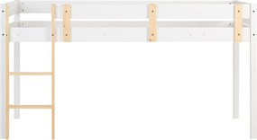 Łóżko piętrowe 90x200 cm białe