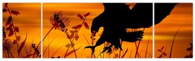 Obraz sylwetki drapieżnika (170x50 cm)