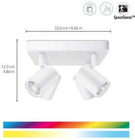 Inteligentna lampa punktowa z gwintem GU10 5 W Imageo – WiZ