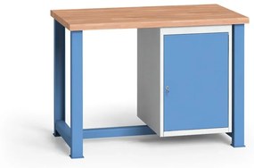 Stół warsztatowy KOVONA, 1 szafka wisząca na narzędzia, bez regulacji, 1200 mm