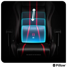 Fotel Gamingowy Diablo X-One 2.0 Small: Czarno-czerwony